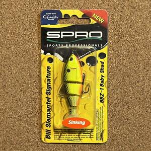 スプロ BBZ-1 2.5インチ ベビーシャッド チャートリュースブラックバック SPRO Baby Shad 2.5 SSB25Z1ACB 09 Chartreuse Black Back