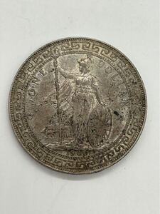 英領 香港 壹圓銀幣 1ドル銀貨 1911年 イギリス銀貨 貿易銀 中國 ONE DOLLAR /LS41