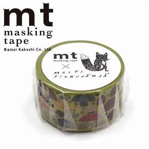 カモ井 mt Matti Pikkujamsa マッティ・ピックヤムサ きのこ マスキングテープ MTMATT02 /【メール便OK】