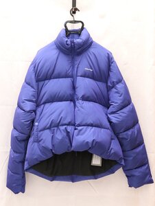 【未使用品】BALENCIAGA バレンシアガ 19SS C SHAPE PUFFER JACKET Cシェイプ 中綿 ダウンジャケット ELECTRIC BLUE ブルー 青 46【漂亮】