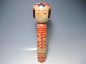 E83/○小林誠太郎 こけし 山形系 高さ32cm 日本人形 伝統こけし 伝統工芸
