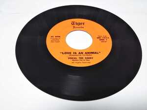 【EPレコード】LOVE IS AN ANIMAL TED DERBY