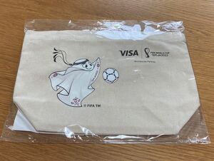 新品 未使用 未開封 ワールドカップ カタール 2022 ライーブ VISA トートバッグ 非売品