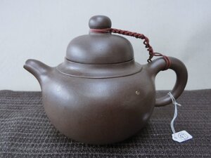 大人気！【急須　在銘　中国　茶器・47・しっかりした作品　茶道具】◆朱泥　中国宜興　茶筒　茶入　茶碗　煎茶　薬缶電熱器※円安！買い得