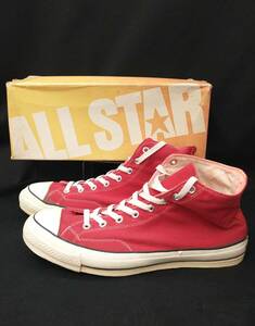 [70s] CONVERSE VINTAGE ALL STAR CHUCK TAYLOR HI コンバース ヴィンテージ チャックテイラー 13 1/2 スニーカー 赤 1-9621 店舗受取可