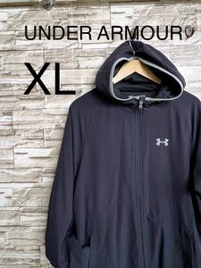 UNDER ARMOUR アンダーアーマー XL ナイロンジャケット ブルゾン ジャンパー ブラック