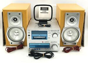 DENON Lapisia D-M06 デノン ラピシア CD MD ミニコンポ【動作品 やや難あり】