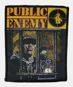 PUBLIC ENEMY 80s VINTAGE デッドストック ヴィンテージ ワッペン パブリックエネミー パブリックエナミー