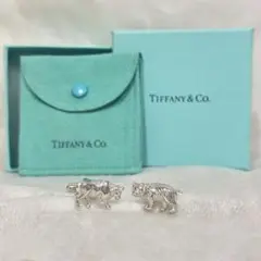 希少Tiffany＆co. アニマル ブル＆ベアカフス