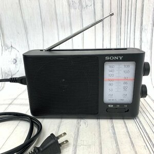 s001 A2 動作品 SONY ソニー ポータブルラジオ ICF-506 AM/FM 2018年製 オーディオ機器 中古