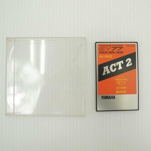 1円【一般中古】YAMAHA ヤマハ/YAMAHA VOICE DATA CARD ACT2 SY77 VC7702/SY77 VC7702/75