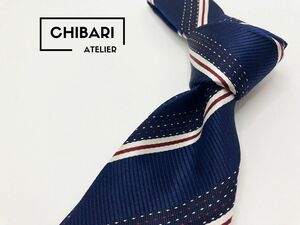 【超美品】BLACK LABEL CRESTBRIDGE　ブラックレーベルクレストブリッジ　ロゴ＆レジメンタル柄　ネクタイ　3本以上送料無料　0904162