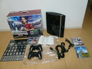 美品! SONY ソニー PlayStation3 プレイステーション3 PS3 ウイニングイレブンアニバーサリーBOX VT018-J1 CECHL00 80GB