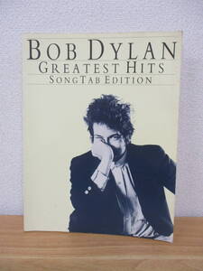 c6-2 《ボブ・ディラン》BOB DYLAN GREATEST HITS SONGTAB EDITION 洋書 ギター