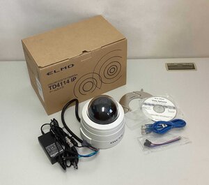 中古品 ELMO TD4114 IP ドームカメラ ネットワークカメラ 防犯カメラ 直径146ｍｍ×高さ133ｍｍ 付属品付き エルモ I306