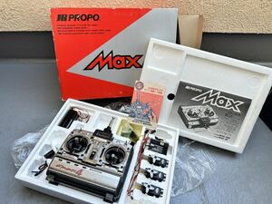 JR PROPO MAX4 ラジコン プロポ 送信機 受信機　サーボ　未使用品