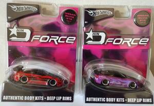 ☆希少・即決送料無料☆Hot Wheels　 HIN D-Force Nissan Silvia S15　２台セット　難あり