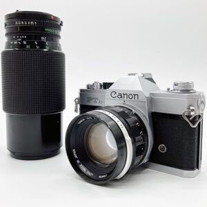 ■ダブルレンズの極上品 CANON キャノン FTb QL レンズ交換式一眼レフフィルムカメラ