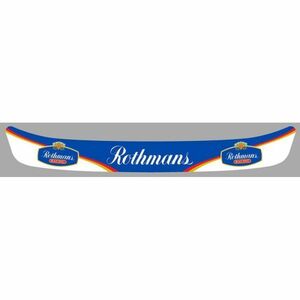 海外　限定品　送料込み ロスマンズ ROTHMANS レーシング ヘルメット バイザー 290mm　ステッカー