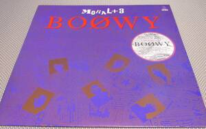 シール帯付LP◇BOΦWY - MORAL+3(氷室京介,高橋まこと)デビューアルバム+未発表曲3曲※invitationレーベル(Victor)ビートロック