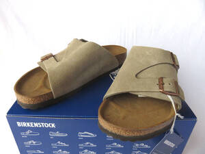 新品 Birkenstock ビルケンシュトック チューリッヒ トープ 42 27cm 通常幅 スエード レギュラーフットベッド Zurich 定19800