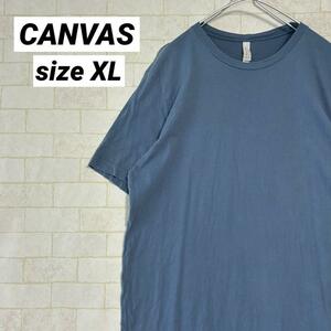 Tシャツ 半袖 無地 ビックシルエット オーバーサイズ ブルー XL メンズ 2675