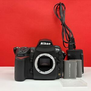 □ Nikon D700 FX デジタル一眼レフカメラ ボディ 動作確認済 シャッター、フラッシュOK バッテリー 充電器 ニコン