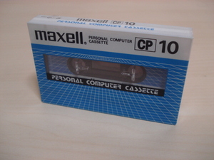 [送料無料 即決] maxell カセットテープ パーソナルコンピュータ用　CP10 未開封品