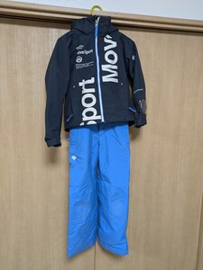 DESCENTE　デサント　キッズ　スキーウェア　上下セット　130cm DWJQJH92T.P 美品 