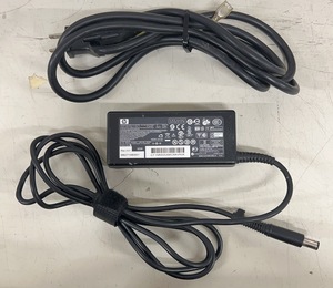 中古ACアダプター★hp PPP009L-E 65W 電源ケーブル付き★N9