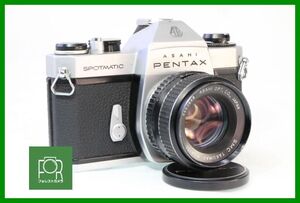 【同梱歓迎】実用■PENTAX SP II / SMC TAKUMAR 55mm F1.8■■シャッター全速完動・露出計不良■1543