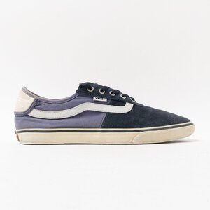 【1円スタート】 Vans バンズ Rowley ローリー スエード キャンバス スケート ネイビー ブルー メンズ US9.5 27.5cm