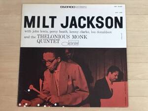 Milt Jackson With John Lewis, Percy Heath, Kenny Clarke, Lou Donaldson And The Thelonious Monk Quintet LP