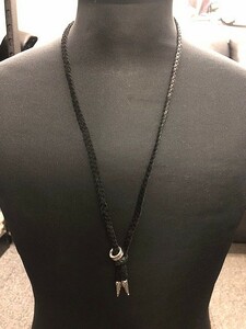 Bill Wall Leather ビルウォールレザー BWL 革紐 黒 ブラック イーグル Braided Bolo ブラック 新品 在庫有ります。すぐに納品出来ます！