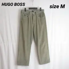 90s HUGO BOSS コーデュロイ ワイド テーパード スラックス パンツ