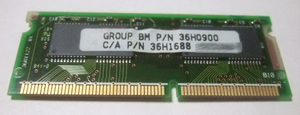 IBM EDO 8MBメモリ。
