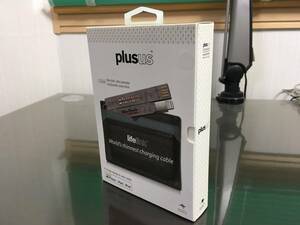 PlusUs 充電専用 MicroUSBケーブル グレー LIFE LINK LIFELINK M/G 充電器 周辺機 iPhone 未使用品