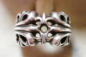 53 CHROME HEARTS/クロムハーツ シルバー リング 指輪 ヴィンテージ アクセサリー 刻印 アンティーク ブランド 装飾品
