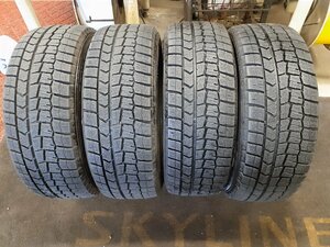 パF4313■205/55R16 91Q　4本価格　DUNLOP WINTER MAXX 02　送料無料 冬 ’18年 8～9分山 インプレッサ ウィッシュ アクセラ ブレイド