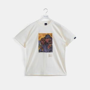 APPLEBUM 白Tシャツ　2pac スヌープドッグ　Lサイズ　アップルバム　半袖　濱口健　hiphop ロゴ