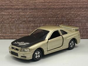 即決有★トミカ 日産 NISSAN スカイライン GT-R R34 バトルギア3 特注 付属品 中国製★ミニカー