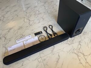 ★開封視聴のみ 新同 YAMAHA YAS-209 ヤマハSound Bar フロントサラウンドシステム Alexa 搭載 HDMI Bluetooth サウンドバー【程度良好】 