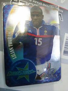 】Futera 2001 Platinum】EU 15of18 /Lilian Thuram●3800限定 Euro Stars