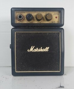 sr1234 013 動作未確認 Marshall ミニアンプ MS-2 ギターアンプ マーシャル ミニギターアンプ ギター 現状品 中古