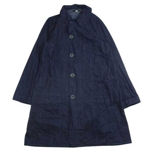 WAREHOUSE ウエアハウス 2119 SHOP COAT ライトオンス デニム ショップ コート インディゴブルー系 36【中古】