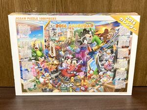 フィルム未開封 Disney Mickey ディズニー 2014年 ミッキー カレンダー ジグソー パズル JIGSAW PUZZLE 日本製 MADE IN JAPAN 1000ピース