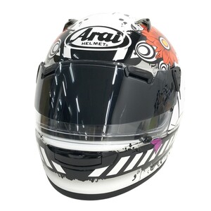 【1円】【美品】ARAI アライ ヘルメット QUANTUM-J ブロッサム ホワイト系 61-62 [240101333662]