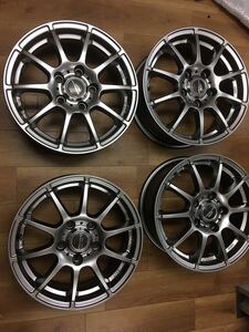 A-TECH Aテック SCHNEIDER シュナイダー 15インチ　6j PCD114.3 ホイール 4本 ヴィッツ フィット ポルテ パッソ　シビック　5穴