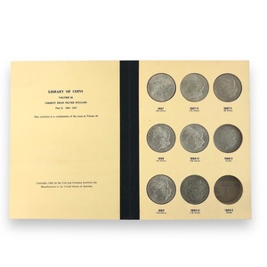 【IT40CK1SC0L5】Library of Coins LIBERTY HEAD SILVER DOLLARS Part 2 1887-1897 モルガンダラー 1ドル 銀貨 22枚セット シルバー 硬貨