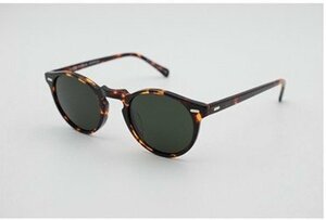 送料無料 OLIVER PEOPLES オリバーピープルズ サングラス アイウエア　日焼け止め フルリム 未使用 鼈甲柄 TT29